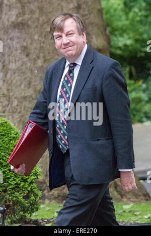 London, UK. 2nd June, 2015. John Whittingdale,  Secretary of State for Culture, Media and Sport arrives at 10 Downing Street to attend the weekly Cabinet Meeting. Credit:  Paul Davey/Alamy Live News Stock Photo