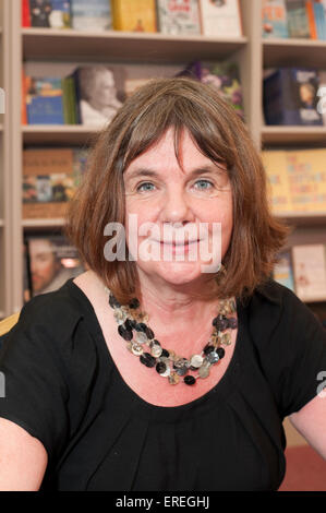 Julia Donaldson at the Cheltenham Literary Festival, 17/10/2009. English children's author and writer of the 'Gruffalo' series, Stock Photo