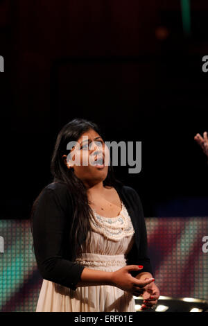 Meeta Ravel, English soprano, finalist of Cardiff Singer of the Wrold 2011 Stock Photo