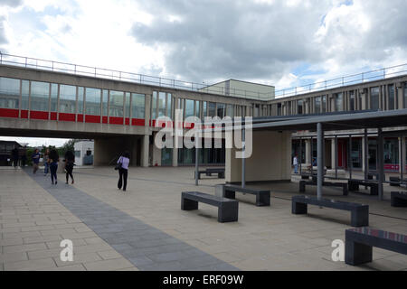 Square 2 on University of Essex campus, Wivenhoe Park, Colchester, Essex Stock Photo