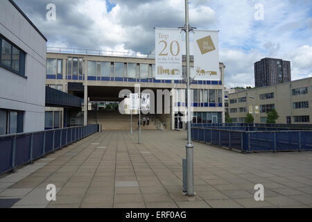 Square 1 on University of Essex campus, Wivenhoe Park, Colchester, Essex Stock Photo