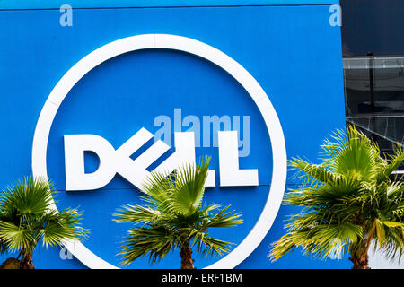 Dell Computer in Santa Clara California Stock Photo