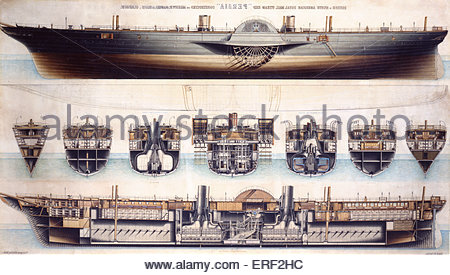 The maiden voyage of the Cunard liner RMS Mauretania in 1907 Stock ...