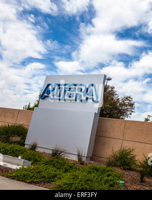 San Jose, California, Intel Corporation, Detail, Logo, Sign, Outside ...