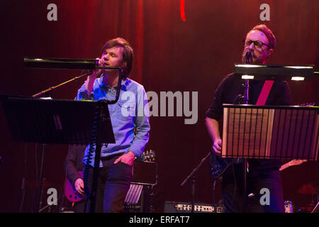 Glasgow UK 19/1/14. Roddy Woomble, Scottish singer, songwriter and writer, performing at the Roaming Roots Revue Celtic Stock Photo