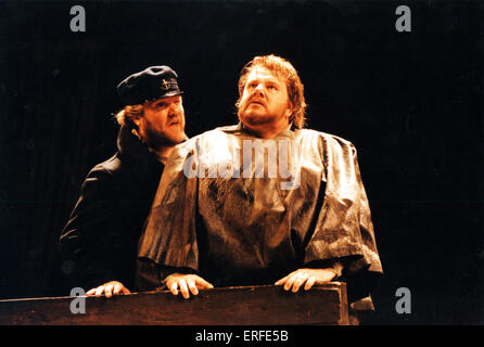 Benjamin BRITTEN'S Peter Grimes. Royal Opera House  1995. Bryn Terfel as Peter Grimes.  Ben Heppner as Captain Balstrode.