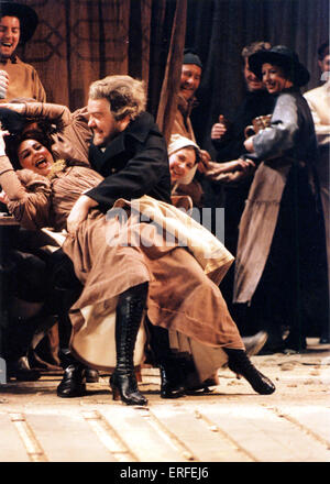 Benjamin Britten 's  opera 'Peter Grimes',  Covent Garden,  London, 1995,  with Bryn Terfel as Peter Grimes, Ben Heppner as