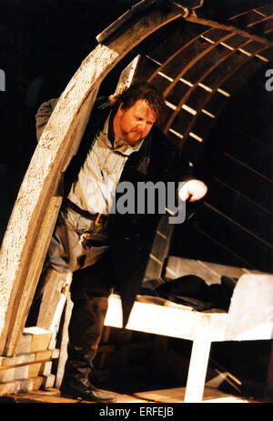 Benjamin Britten 's opera 'Peter Grimes',  Covent Garden,  London, 1995,  with Bryn Terfel as Peter Grimes, Ben Heppner as