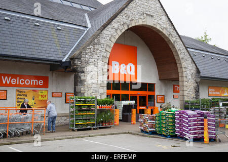 B & Q DIY Superstore Kendal Stock Photo