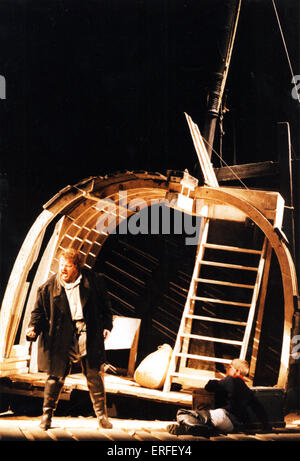 Benjamin Britten's 'Peter Grimes', Royal Opera House, 1995. Bryn Terfel as Peter Grimes.  Ben Heppner as Captain Balstrode.