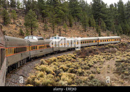 Grand Canyon Railway. Arizona .USA Stock Photo