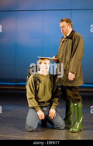 Howard Brenton and David Hare 's play Pravda at the Chichester Festival Theatre with  Roger Allam as Lambert Le Roux . Jonathan Stock Photo