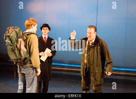 Howard Brenton and David Hare 's play Pravda at the Chichester Festival Theatre with  Roger Allam as Lambert Le Roux . Jonathan Stock Photo