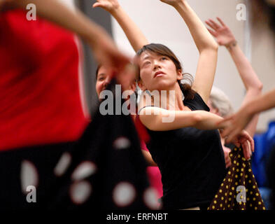 Flamenco dance school. Stock Photo