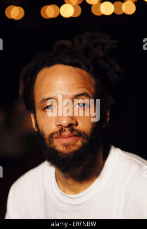 Savion Glover - American actor, tap dancer and choreographer, rehearsing at the Sadler's Wells Theatre, Hillingdon, London, UK, Stock Photo