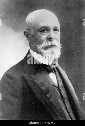 Henri Becquerel, one of the first scientists to observe the phenomenon of radioactivity. Won the Nobel prize with Pierre and Stock Photo