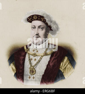 Henry VIII. King of England 1491-1547 Stock Photo
