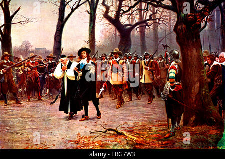 Charles I on his way to be executed, 30 January 1649 - English Civil War, 1642–1651 Stock Photo