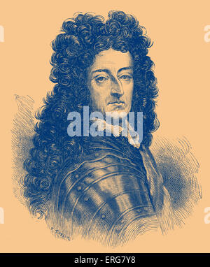 King William III, 1650 - 1702 at the Battle of the Boyne, Ireland in ...