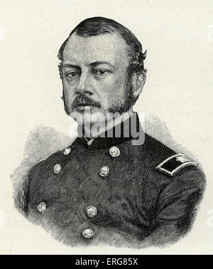 Major General Robert B. Potter - portrait. American Civil War Union army general and lawyer. Led the division in the Overland Stock Photo