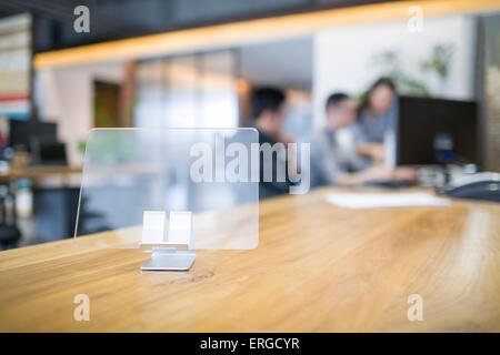 IT workers developing digital tablet Stock Photo