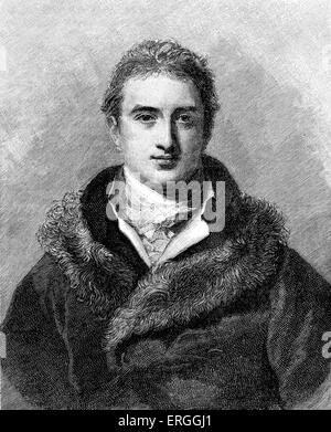 Robert Stewart, Viscount Castlereagh. Irish and British statesman, central to mangement of coalition that defeated Napoleon and Stock Photo