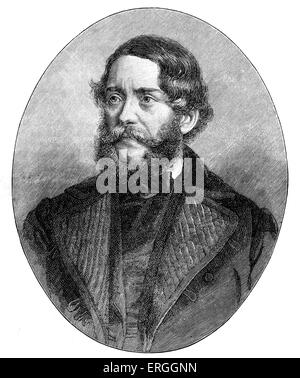 Lajos Kossuth - portrait. Hungarian lawyer, journalist, politician and Regent-President of Hungary in 1849. 19 September 1802 Stock Photo