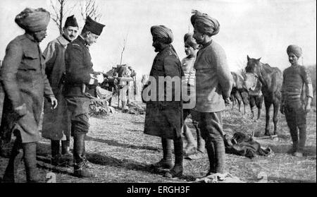 World War 1: Indian cavalry soldiers in London, following their ...