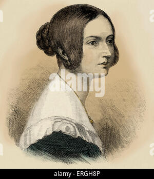 Queen Victoria - portrait after painting of time of her accession (c