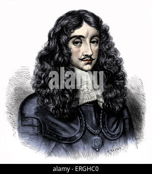 Charles II. Portrait of the King of England, King of Scots, and King of Ireland, reigned from 1660 - 1685.  Charles II: b. 29 Stock Photo