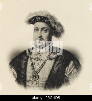 Henry VIII. King of England 1491-1547 Stock Photo