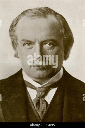 Prime Minister David Lloyd George (1863 - 1945), during WW1. Lloyd George lead a war-time coalition government from 1916-22. Stock Photo