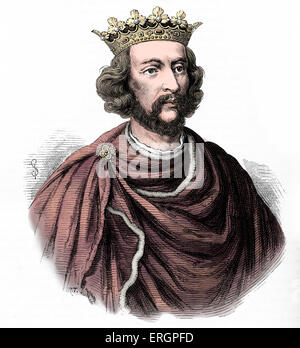 Henry III of England, 1 October 1207 – 16 November 1272. Stock Photo