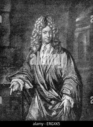 Nicholas Rowe: English dramatist, poet and miscellaneous writer, was appointed Poet Laureate in 1715, 1674 – 1718.  After the Stock Photo