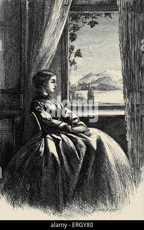 'Can you forgive her?' Vol II by Anthony Trollope.  First published in 1864 and 1865. Caption reads: 'Alice'. (Alice Vavasor in Stock Photo