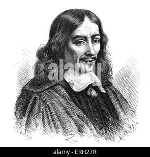 Charles Perrault - portrait of the French author. Famous for his fairy tales.  CP: 12 January 1628 - 16 May 1703. Stock Photo