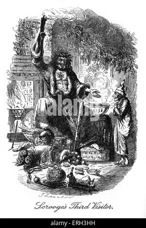 scrooge s third visitor A Christmas Carol in Prose, Being a Ghost Stock Photo: 23801776 - Alamy