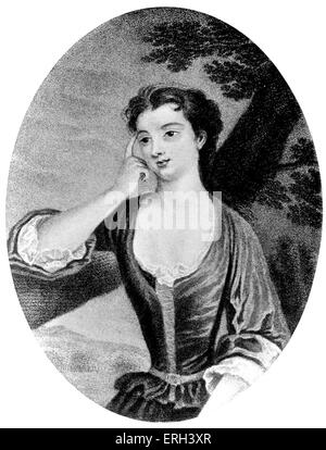 Lady Mary Wortley Montagu - portrait from 1710. After engraving by Caroline Watson. English writer and aristocrat, 26 May 1689 - 21 August 1762. Stock Photo