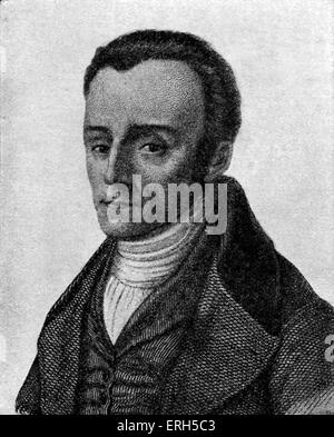 portrait of Silvio Pellico, 1789 - 1854, Italian writer, poet, dramatist  and patriot Stock Photo - Alamy