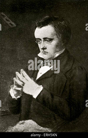 William Wilkie Collins - English novelist. 8 January 1824 – 23 September 1889 Stock Photo
