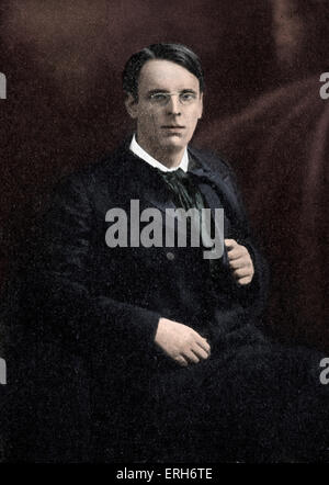 William Butler Yeats: Irish poet and dramatist, 13 June 1865 - 28 January 1939. Stock Photo