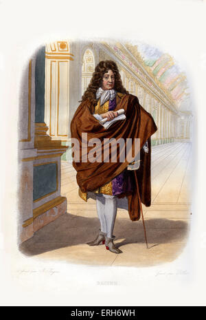 Jean Racine. French dramatist, primarily a tragedian; one of the most important literary figures in the Western tradition. Stock Photo