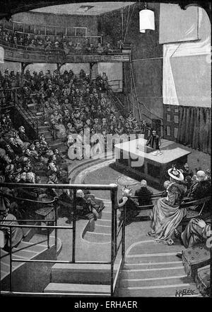 Lecture room at the Royal Institution, 21 Albermarle Street London.The Royal Institution, founded in March 1799, was devoted to Stock Photo