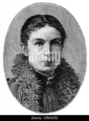 Mary Augusta Ward née Arnold (11 June 1851 – 24 March 1920). Victorian novelist and co-founder of the Women's National Stock Photo