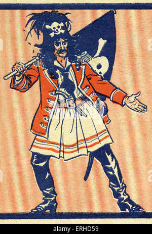 A skull and crossbones pirates jolly roger sign in pirate clothes eye ...