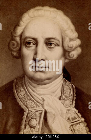 David Hume, portrait. Scottish economist, 7 May 1711- 25 August 1776 Stock Photo