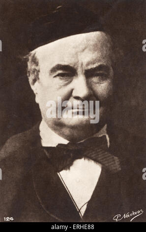 Charles Augustin Sainte-Beuve, portrait. French writer and critic, 1804 – 1869 Stock Photo