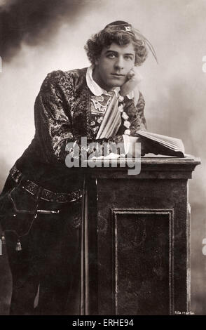 Matheson Lang as Romeo in 'Romeo and Juliet' by Shakespeare. English romantic actor and dramatist, 15 May 1879 - 11 April 1948 Stock Photo