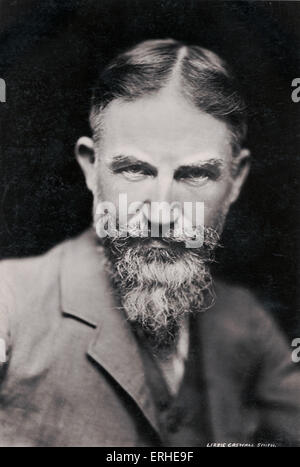 George Bernard Shaw - portrait of the Irish dramatist and socialist. 26 July 1856 - 2 November 1950. Stock Photo