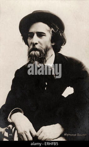 Alphonse Daudet French Writer, 1840-1897 Stock Photo